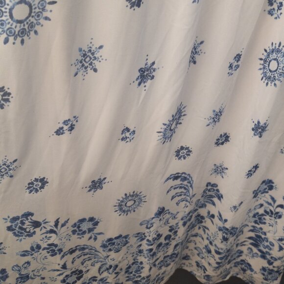 NEW SIGNATURE ROBBIE BEE DRESS SZ 12 NEVER WORN BEAUTIFUL BLUE & WHITE - Picture 7 of 10